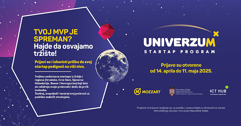 Start(ap)uje novi univerzum: Kompanija Mozzart pokreće četvrti ciklus startap programa Start(ap)uje novi univerzum: Kompanija Mozzart pokreće četvrti ciklus startap programa
